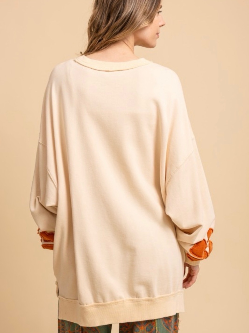 Oversized Embroidered Sweatshirt - Picture 8 of 8